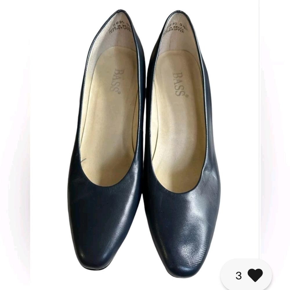 Bass Women's Black Leather Shoes